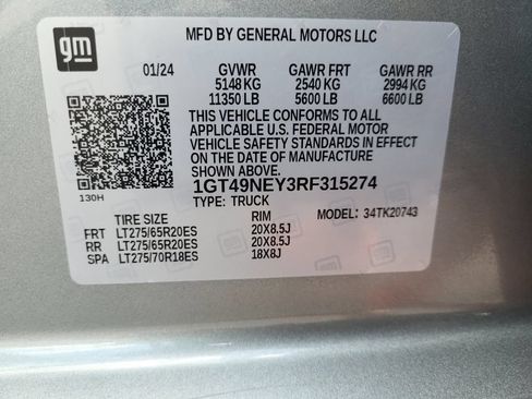 Used 2024 GMC Sierra 2500 SLT w/ SLT Premium Package AWD/4WD image 38