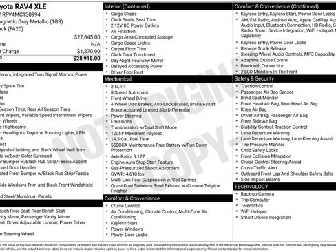 Used 2021 Toyota RAV4 XLE image 22