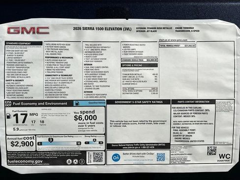 New 2026 GMC Sierra 1500 Elevation image 21