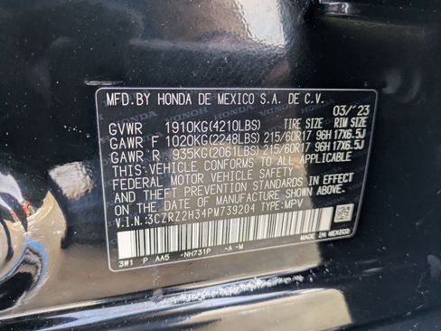 Certified 2023 Honda HR-V LX image 33