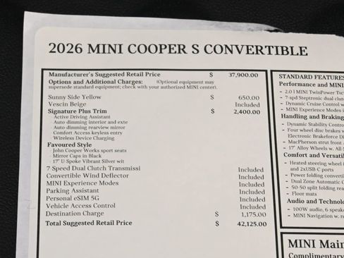 New 2026 MINI Cooper S image 25