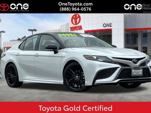 Certified 2022 Toyota Camry XSE w/ Navigation Package FWD image 1