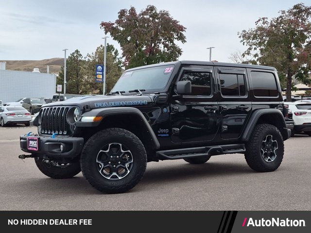 Used 2022 Jeep Wrangler Unlimited Rubicon 4xe w/ Steel Bumper Group AWD/4WD image 1