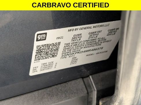 Certified 2021 Chevrolet Tahoe Z71 w/ Rear Media and Nav Package AWD/4WD image 40