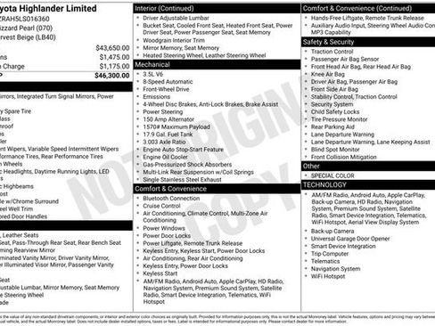 Used 2020 Toyota Highlander Limited FWD image 13
