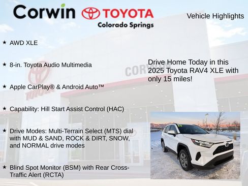 Used 2025 Toyota RAV4 XLE image 7