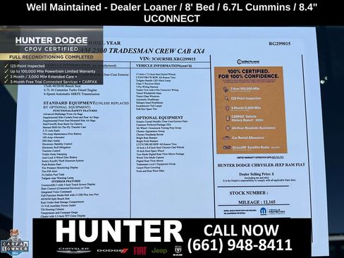 Certified 2024 RAM 2500 Tradesman w/ Chrome Appearance Group AWD/4WD image 3