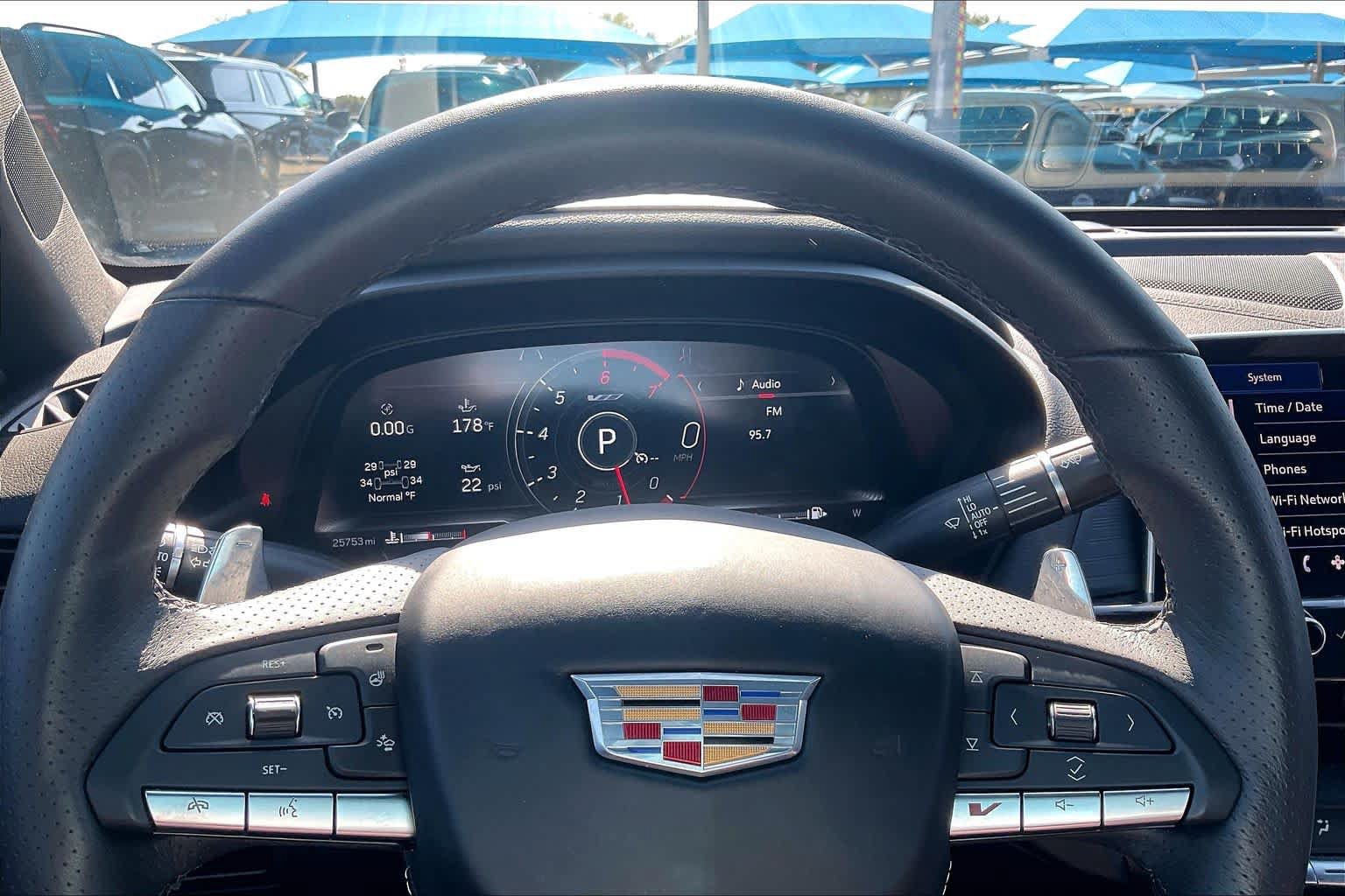 Used 2021 Cadillac CT4 V w/ Technology Package RWD image 24