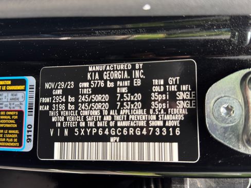 Used 2024 Kia Telluride S w/ S Sunroof Package FWD image 47