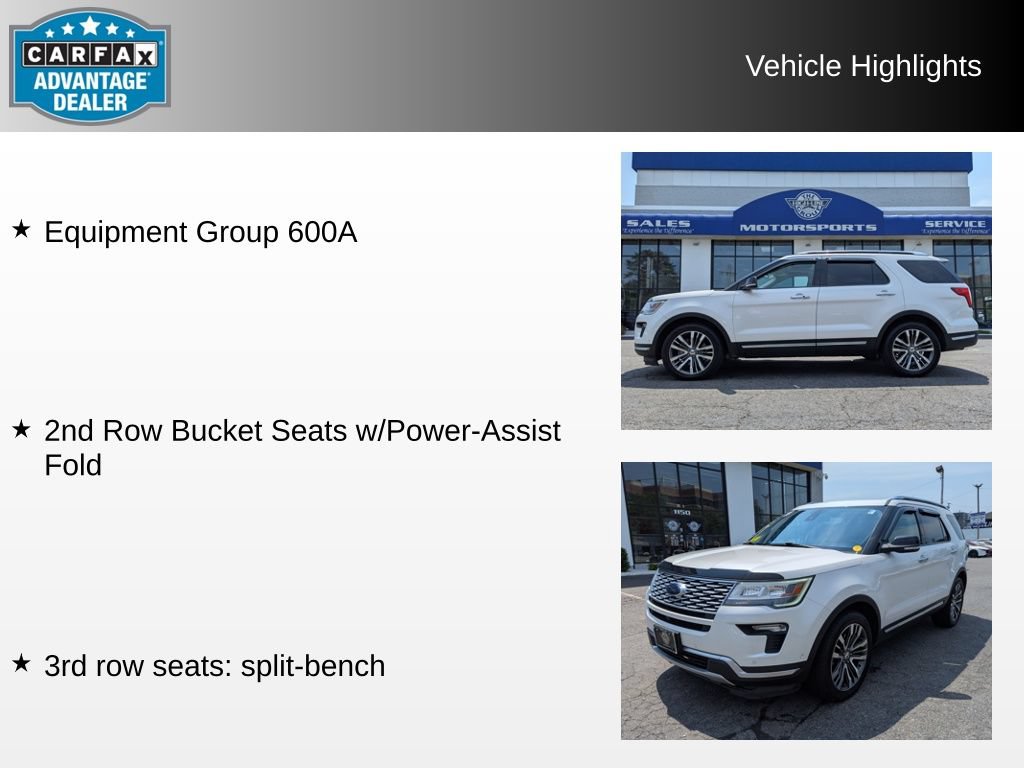 Used 2018 Ford Explorer Platinum AWD/4WD image 4