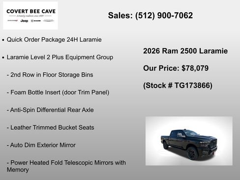 New 2026 RAM 2500 Laramie image 6