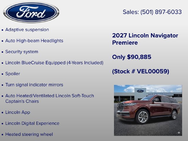 New 2027 Lincoln Navigator Premiere AWD/4WD image 18