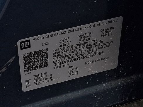 Used 2024 Chevrolet Equinox RS w/ RS Leather Package image 26