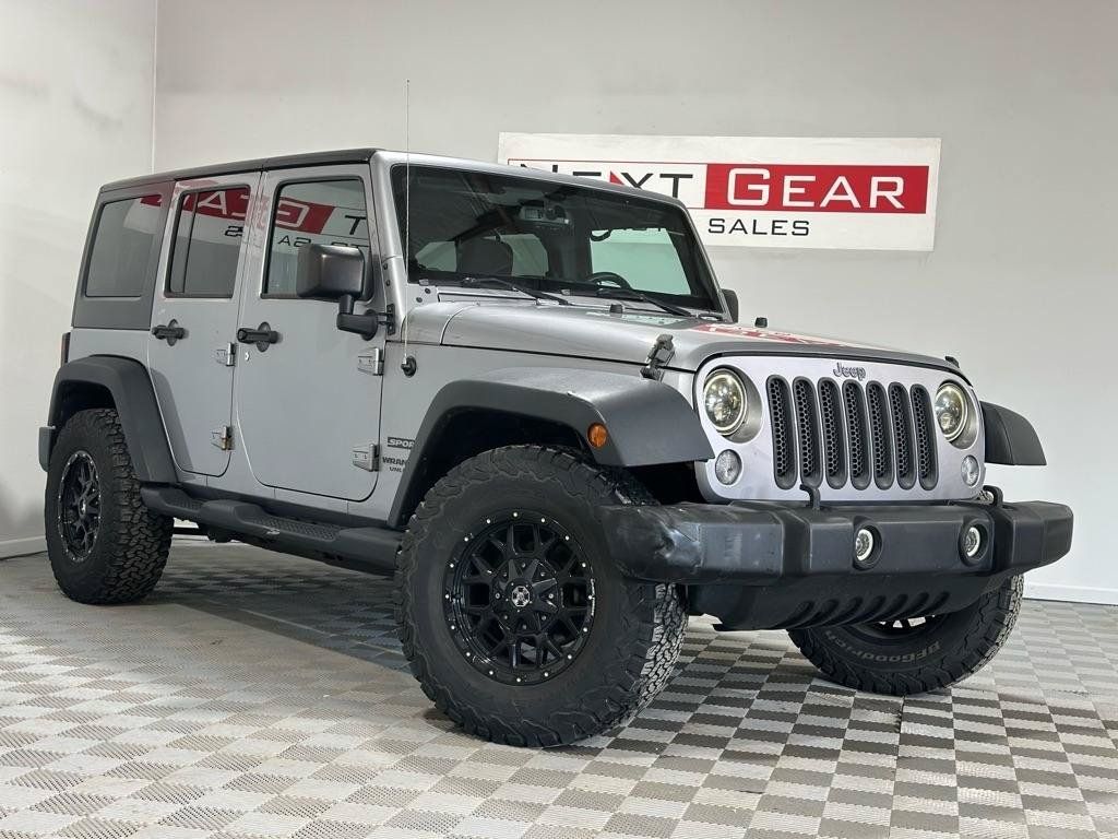Used 2017 Jeep Wrangler Unlimited Sport w/ Quick Order Package 24S AWD/4WD image 1