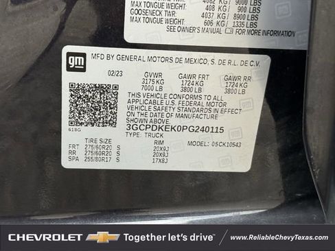 Used 2023 Chevrolet Silverado 1500 LT AWD/4WD image 35
