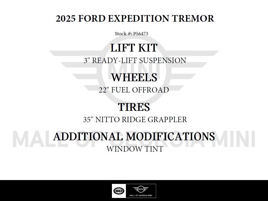 Used 2025 Ford Expedition Tremor AWD/4WD image 3