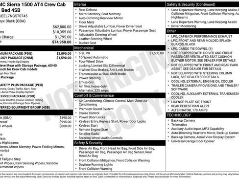 Used 2022 GMC Sierra 1500 AT4 w/ AT4 Premium Package image 46