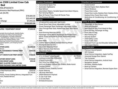 Used 2023 RAM 2500 Limited AWD/4WD image 4