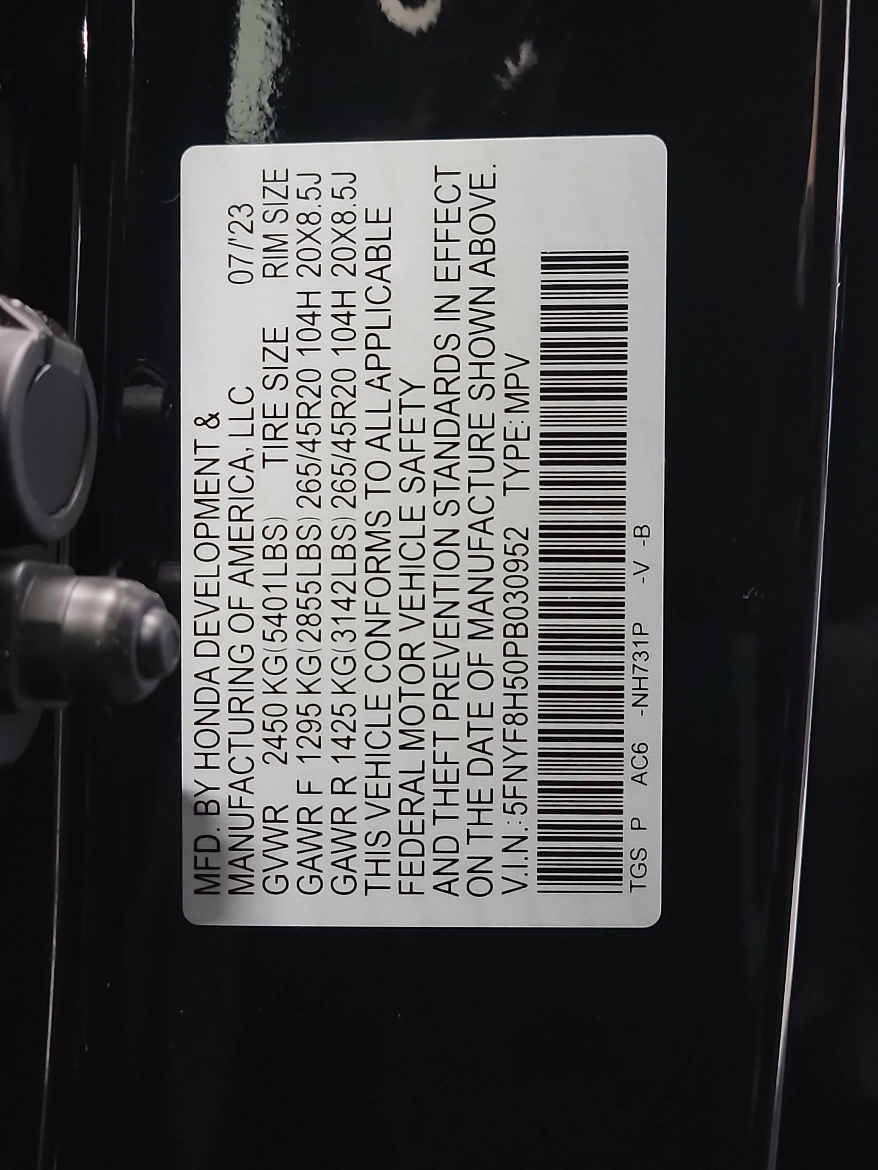Certified 2023 Honda Passport EX-L image 33