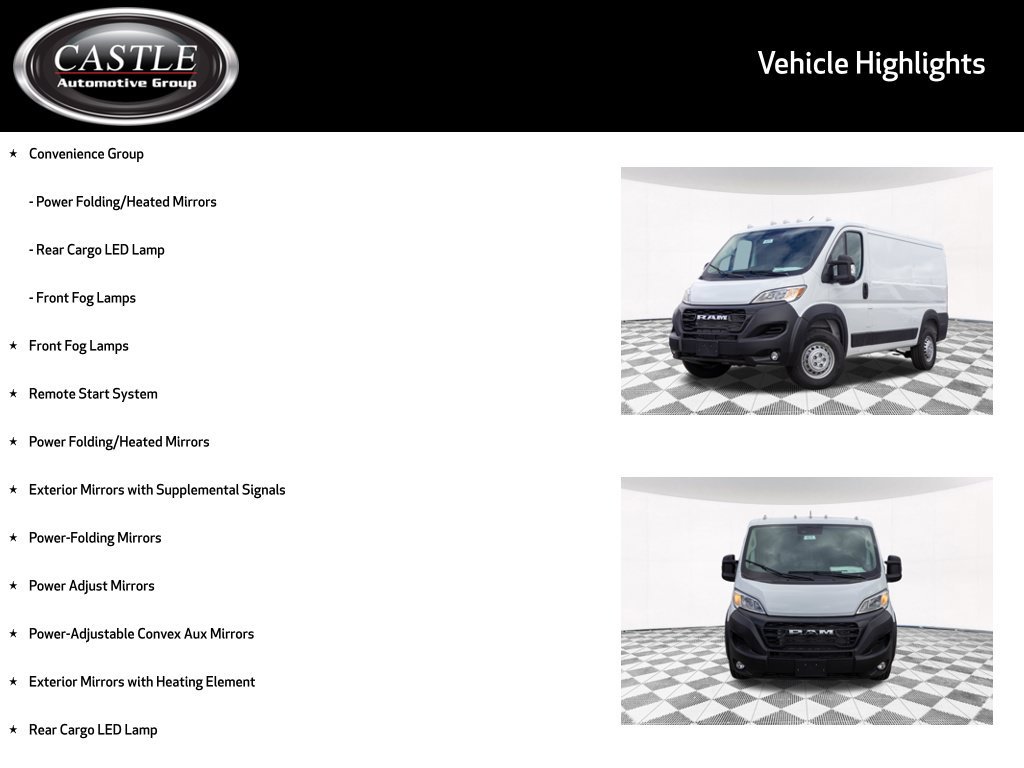New 2026 RAM ProMaster 1500 w/ Convenience Group FWD image 3