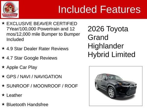 Used 2026 Toyota Grand Highlander AWD Hybrid image 4