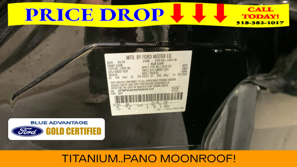 Certified 2024 Ford Edge Titanium AWD/4WD image 51