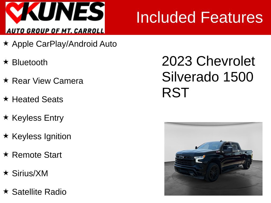 Used 2023 Chevrolet Silverado 1500 RST AWD/4WD image 3