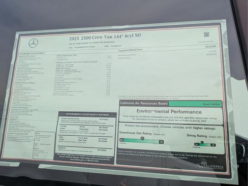 New 2025 Mercedes-Benz Sprinter 2500 image 13