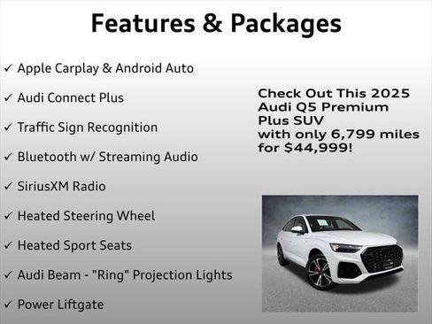 Used 2025 Audi Q5 2.0T Premium Plus w/ Premium Plus Package AWD/4WD image 12