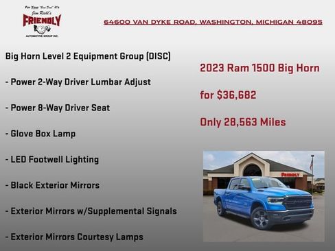 Used 2023 RAM 1500 Big Horn AWD/4WD image 15