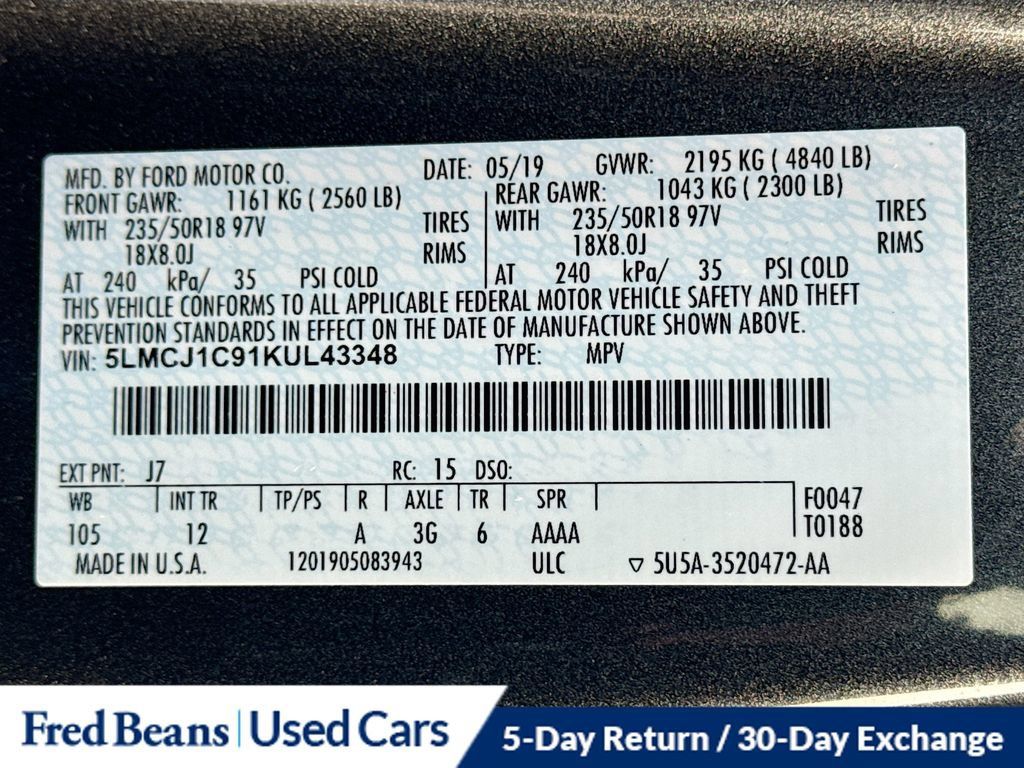 Used 2019 Lincoln MKC Premiere FWD image 38