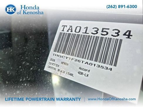 New 2026 Honda Accord LX image 17