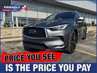 Used 2021 INFINITI QX50 Autograph w/ Premium White Leather Package FWD video 1