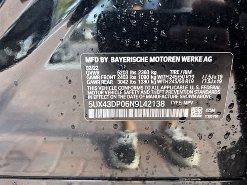 Used 2022 BMW X3 sDrive30i w/ M Sport Package 2 RWD image 35