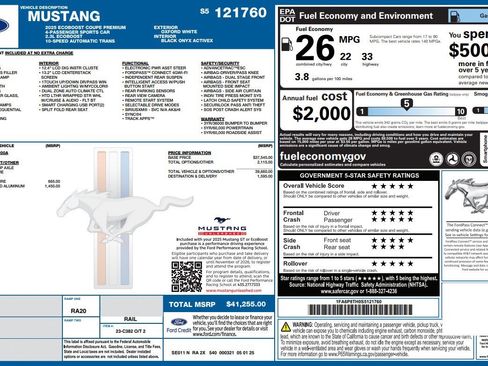 Used 2025 Ford Mustang Premium RWD image 4