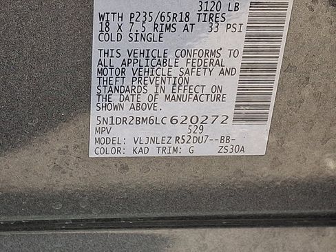 Used 2020 Nissan Pathfinder SV AWD/4WD image 27
