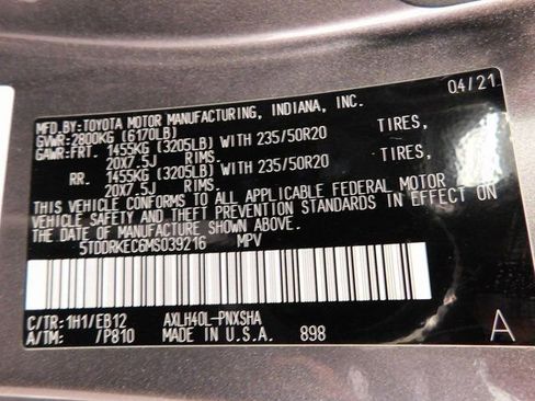 Used 2021 Toyota Sienna XSE w/ XSE Plus Package image 45