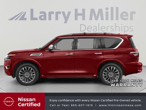 Certified 2024 Nissan Armada Platinum w/ Captain's Chairs Package RWD image 3