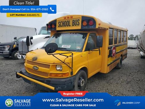 Used 2012 Chevrolet Express 3500 Cutaway w/ School Bus Package image 3