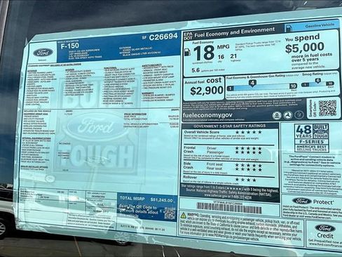 New 2025 Ford F150 Tremor w/ Equipment Group 402A High image 14