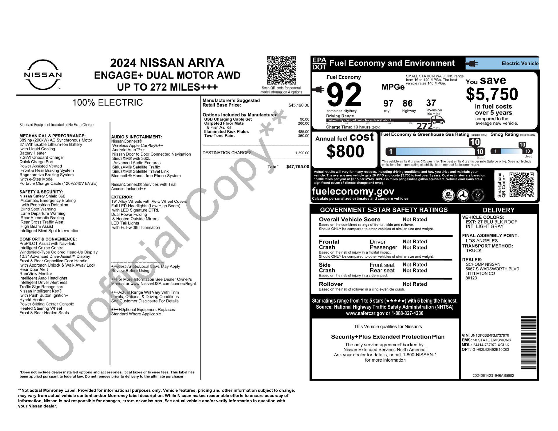Certified 2024 Nissan Ariya AWD image 11