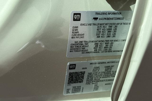 New 2026 Chevrolet Silverado 1500 Custom w/ LPO, Dark Essentials Package AWD/4WD image 39