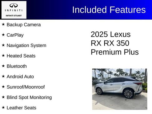Used 2025 Lexus RX 350 Premium Plus w/ Convenience Package FWD image 2