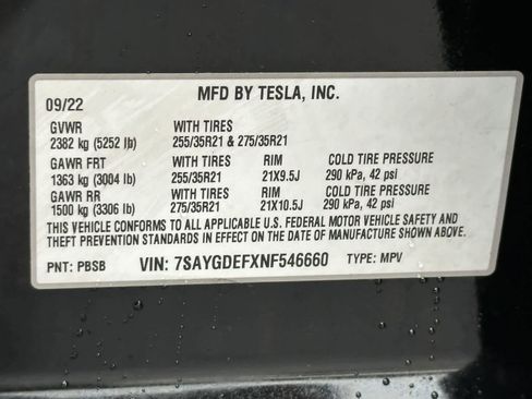 Used 2022 Tesla Model Y Performance image 28