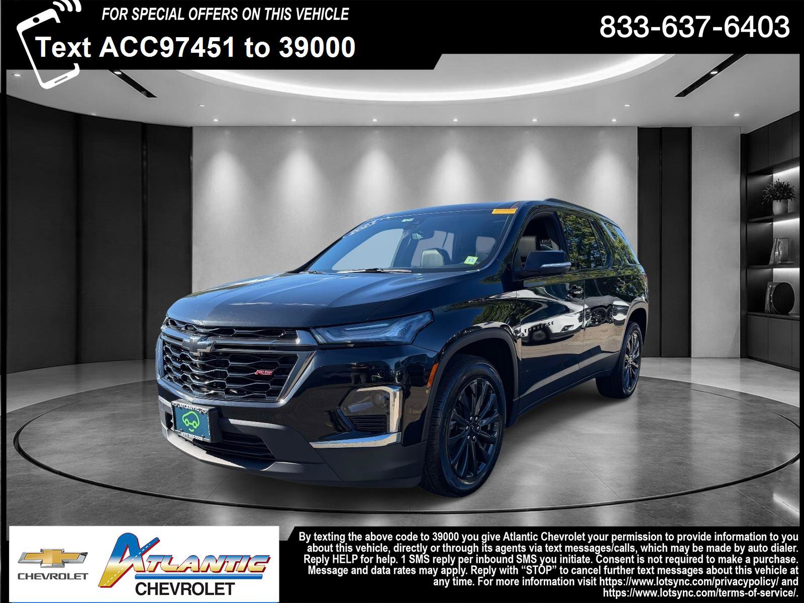 Certified 2023 Chevrolet Traverse RS AWD/4WD image 1