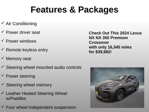 Used 2024 Lexus NX 350 AWD image 13