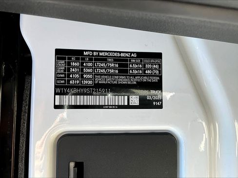New 2025 Mercedes-Benz Sprinter 2500 image 21