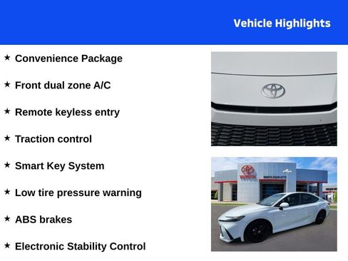 Used 2025 Toyota Camry SE w/ Multimedia Upgrade Package FWD image 4