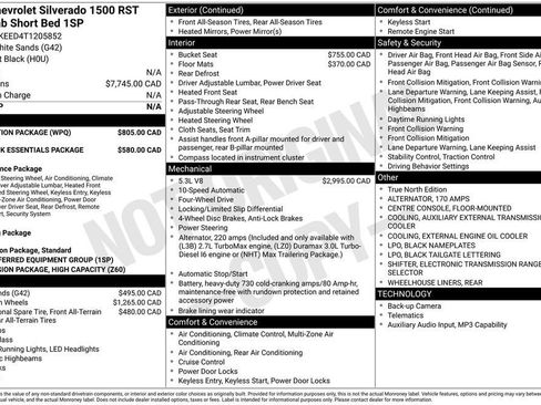 New 2026 Chevrolet Silverado 1500 RST w/ LPO, Dark Essentials Package AWD/4WD image 10