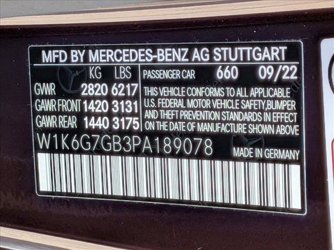 Certified 2023 Mercedes-Benz S 580 4MATIC Sedan image 26